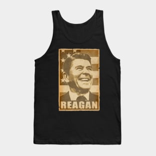 Ronald Reagan Propaganda Poster Pop Art Tank Top